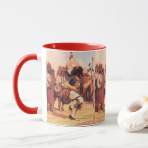 Caneca Vintage Americanos nativos Buffalo Dancer de Cassi