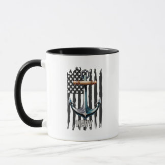 Caneca Vintage, Anchor do Marinho dos EUA e Víblias Patri