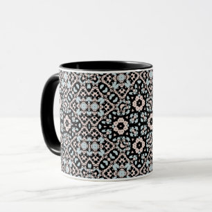 Caneca Vintage árabe marroquino retro decorativo sem