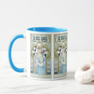 Caneca Vintage Art Nouveau Le adiante Liais, Privat Livem