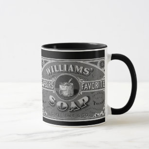 Caneca Vintage Barber's Shave Mug