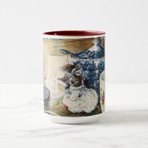 Caneca Vintage Beatrix Potter Mice Tailor de Gloucester