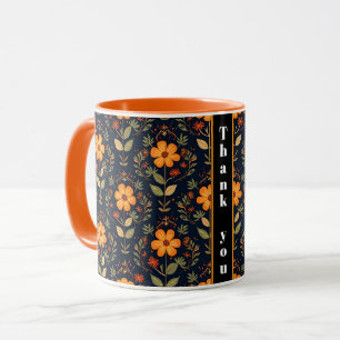 Caneca Vintage BeauLinda Coleção Moderna Floral