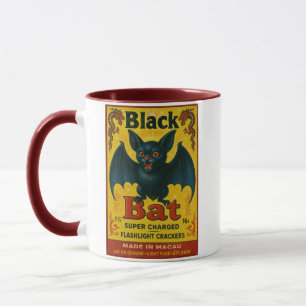 Caneca Vintage Black Bat Firecracker