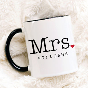 Caneca Vintage Black Personalised Wedding Monograma