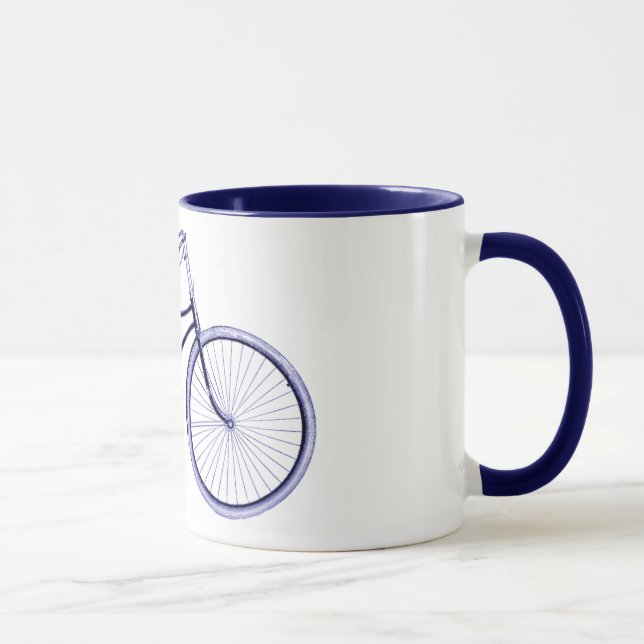 Caneca Vintage Blue Bike (Direita)