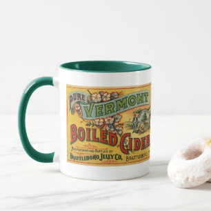 Caneca Vintage Brattleboro Jelly - sidra in a box Vermont