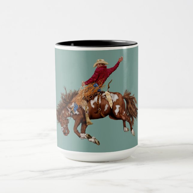 Caneca Vintage bronco Rider (Centro)