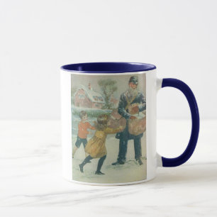 Caneca Vintage - carteiro do feriado,
