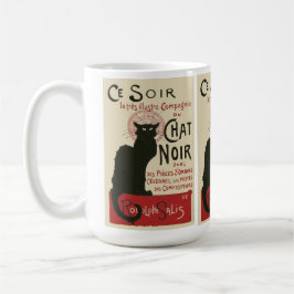 Caneca Vintage Ce Soir Le Chat Noir Poster