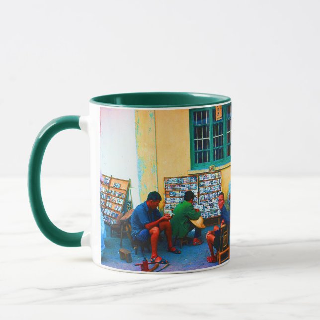 Caneca Vintage China Changsha empréstimo de livros (Esquerda)