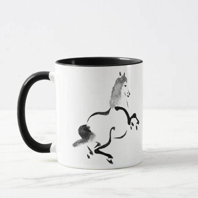 Caneca Vintage Chinês Cavalo (Esquerda)