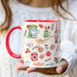 Caneca Vintage Chirstmas Nutcracker Cookchen