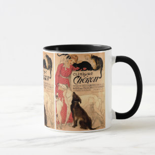 Caneca Vintage Clinique Chéron, de Steinlen - Mug