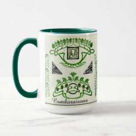 Caneca Vintage Combinaisons Ornementales Custom