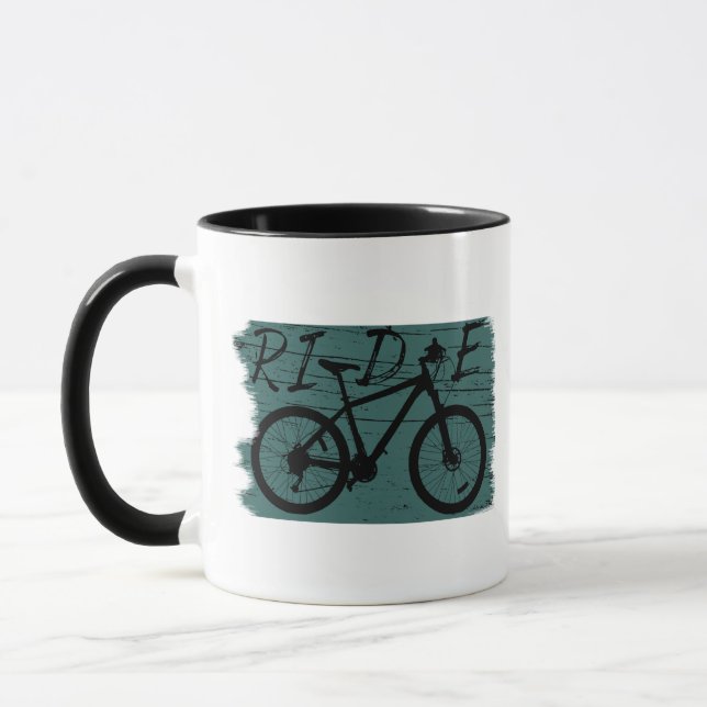 Caneca Vintage de bicicleta de montanha (Esquerda)