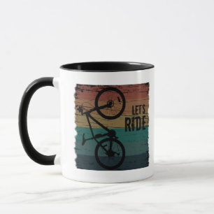 Caneca Vintage de bicicleta de montanha