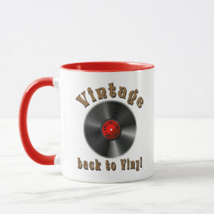 Caneca Vintage - De volta ao Vinyl, o recorde voltou