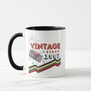 Caneca Vintage desde 1967 Nostalgic & Vintage Music