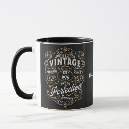 Caneca Vintage Edition. Qualidade Premium - Idade editáve