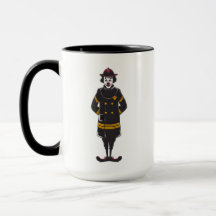 Vintage Fireman Clown