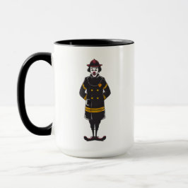 Caneca Vintage Fireman Clown