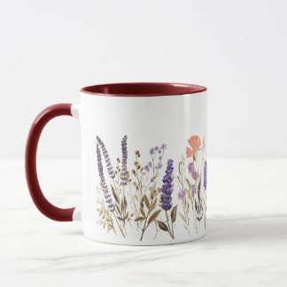 Caneca Vintage Floral Mug