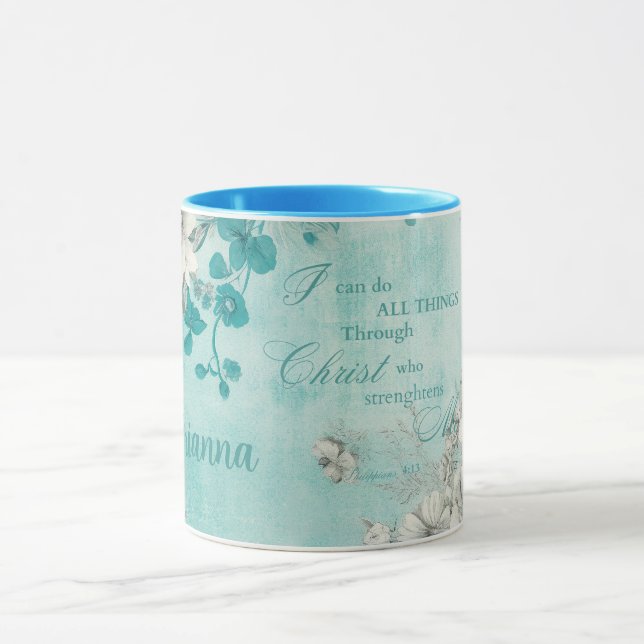 Caneca Vintage Floral Personalizado (Centro)