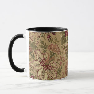 Caneca Vintage Floral Wallpaper Café Mug - Antiguidade Bo