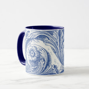 Caneca Vintage Flower Pattern Mug