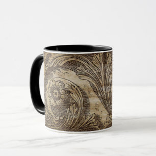 Caneca Vintage Flower Pattern Mug