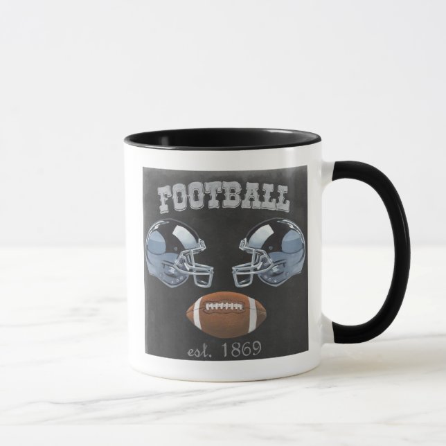 Caneca Vintage Futebol Chalkboard Design (Direita)