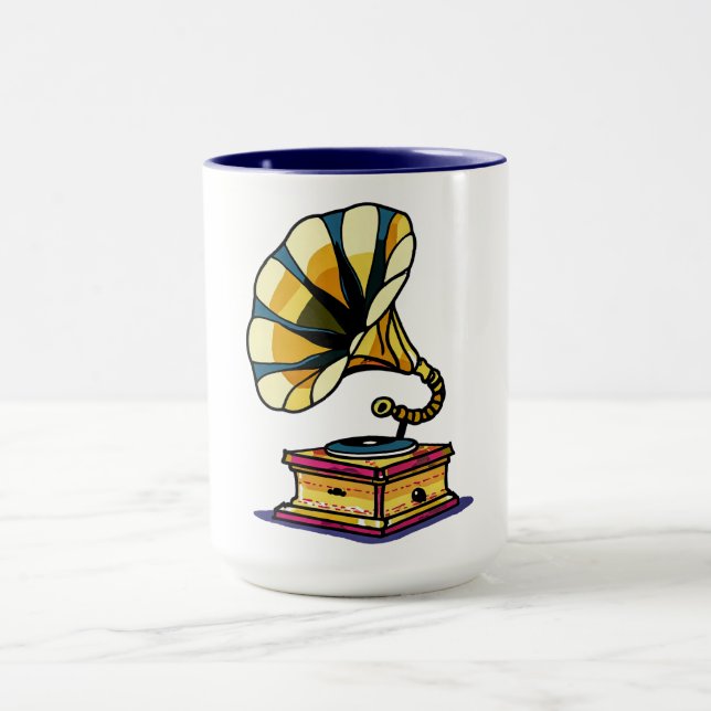 Caneca Vintage Gramophone Combo (Centro)