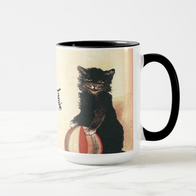 Caneca Vintage HALLOWEEN Black Cat (Direita)