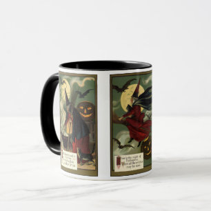 Caneca Vintage Halloween Bruxelles Stirring Magic Cauldro