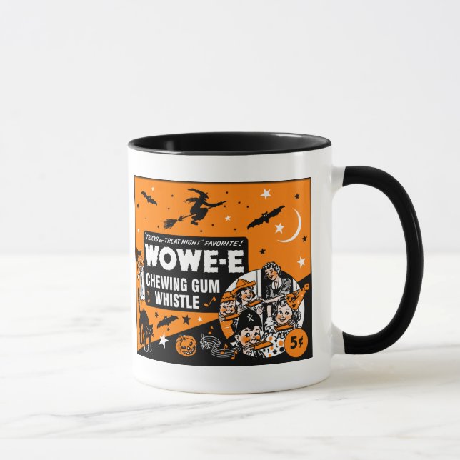 Caneca Vintage Halloween Chiclete Whistle (Direita)