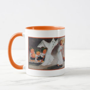 Caneca Vintage Halloween Girl com Candle Mug