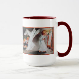 Caneca Vintage Halloween Girl com Candle Mug