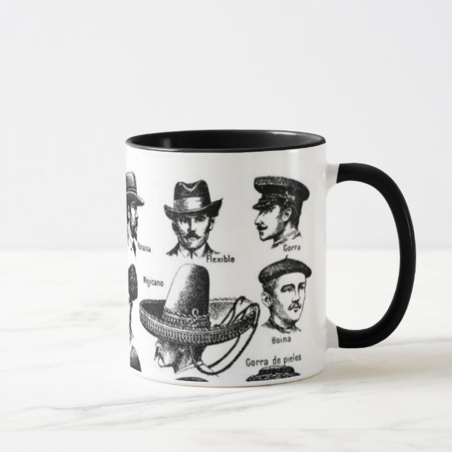 Caneca Vintage Hats Mug (Direita)