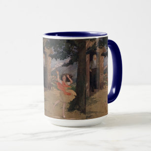 Caneca Vintage Johanna Spyri Heidi, dos Alpes suíços