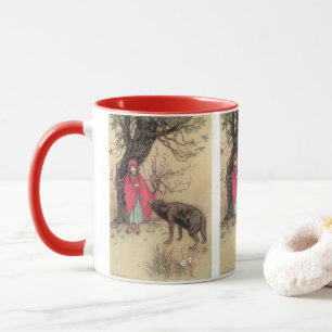 Caneca Vintage Little Red Riding Hood by Warwick Goble