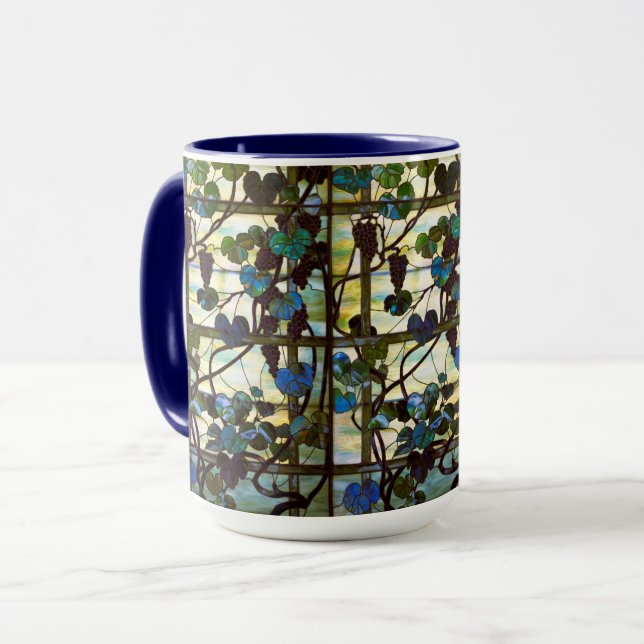 Caneca Vintage Louis Comfort Tiffany Grapevine (Frente Esquerda)