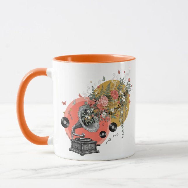 Caneca Vintage Melody Garden (Esquerda)