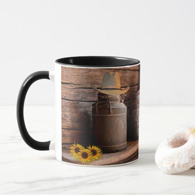 Caneca Vintage Milk Cans (Com Donut)