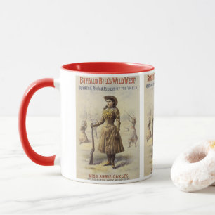 Caneca Vintage Miss Annie Oakley, Cowgirl Ocidental