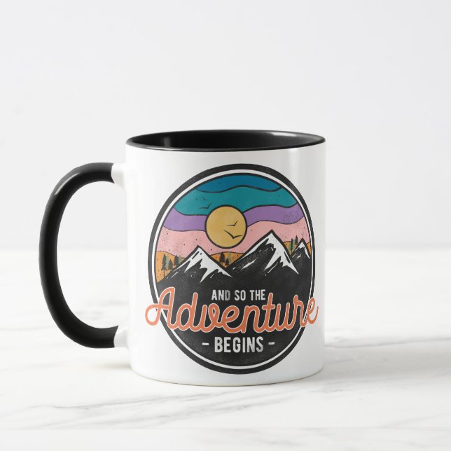 Caneca Vintage Mountain Adventure (Esquerda)