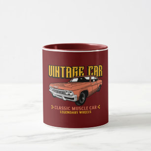 Caneca Vintage Musculage Car Lovers