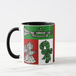 Caneca Vintage Ornaments