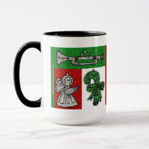 Caneca Vintage Ornaments