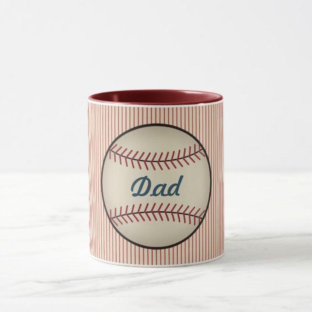 Caneca Vintage Pai de Baseball Mug (Centro)